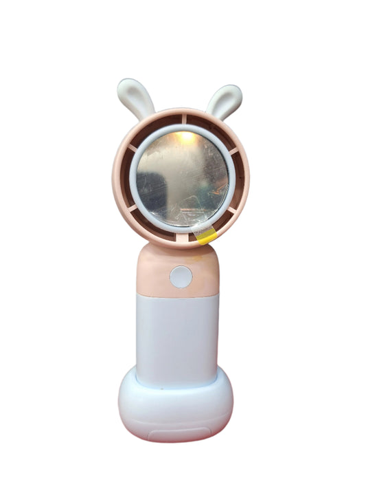 cute Rechargeable hand fan with mirror