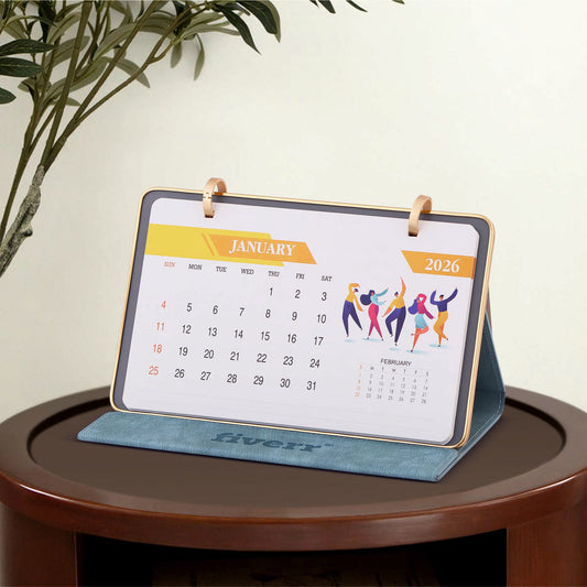 Exclusive PU Leather with Metallic Golden Metal Body