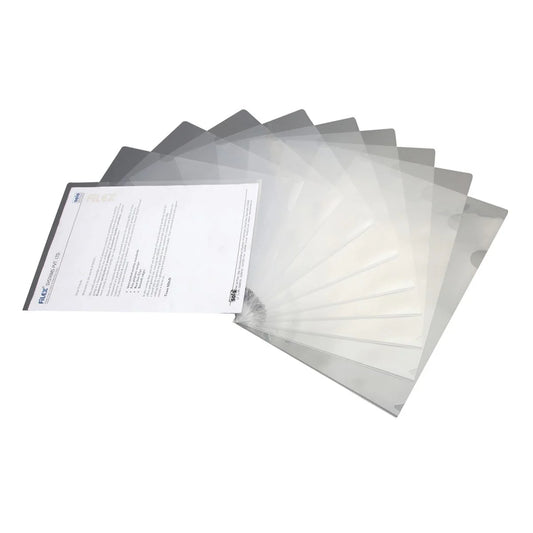 Solo L-Folder Ch 101 Transparent Pack of 20.