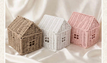 Cute House Shape Storage Basket
