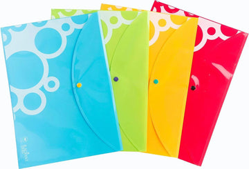 Worldone Envelope My Button Bag for Document with 0.2mm PP sheet, DC205-WP-PK12 FC