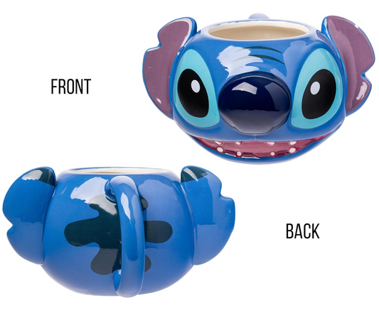 Stitch Face Ceramic 3D Sculpted Mug KV3096-T22