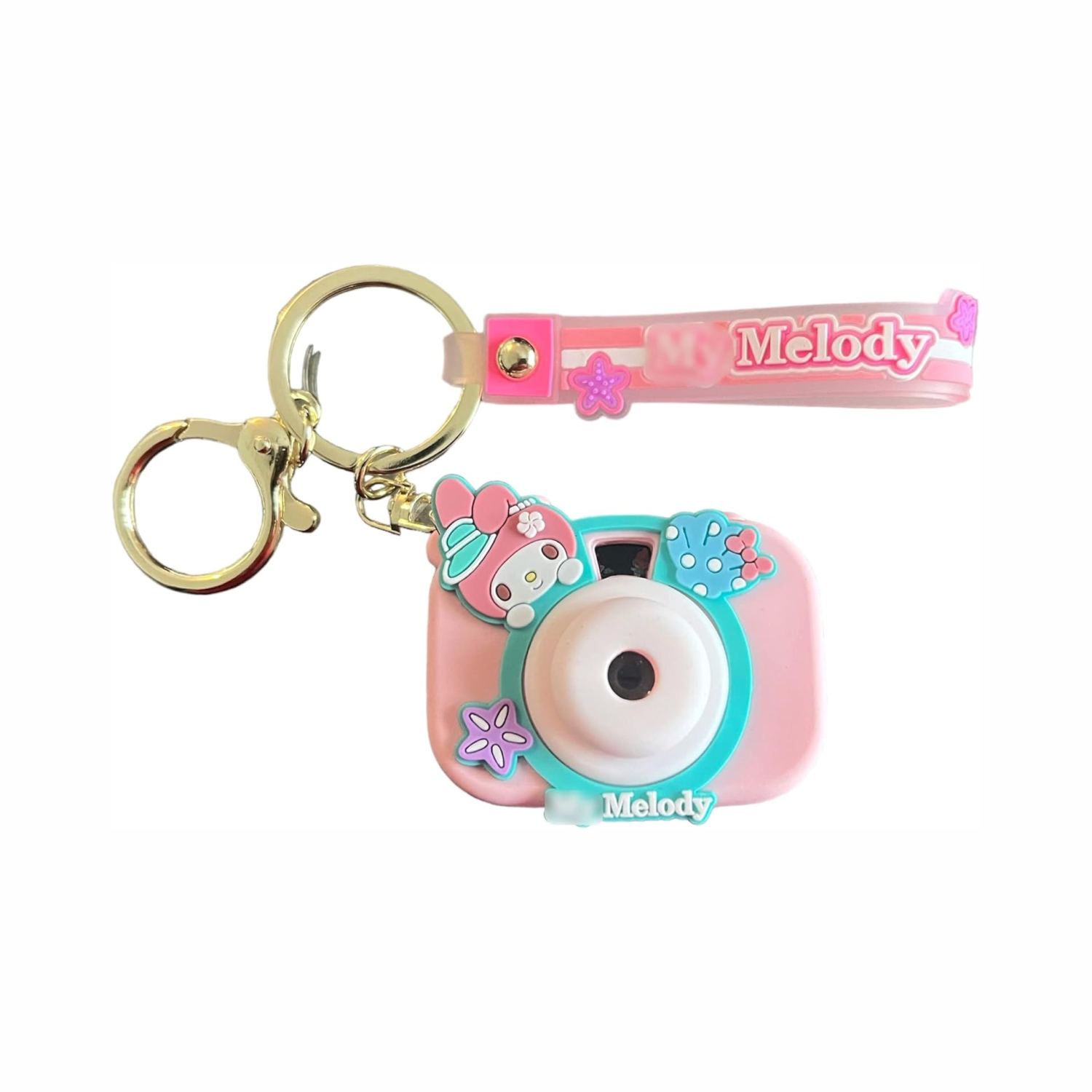 Cute Mini Toy Light-Up Keyring-Sanrio Camera Projector