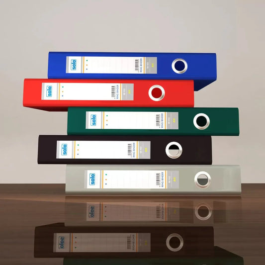 Paper Board-2D-Ring Binder, PVC Coating, A4 (RB902)