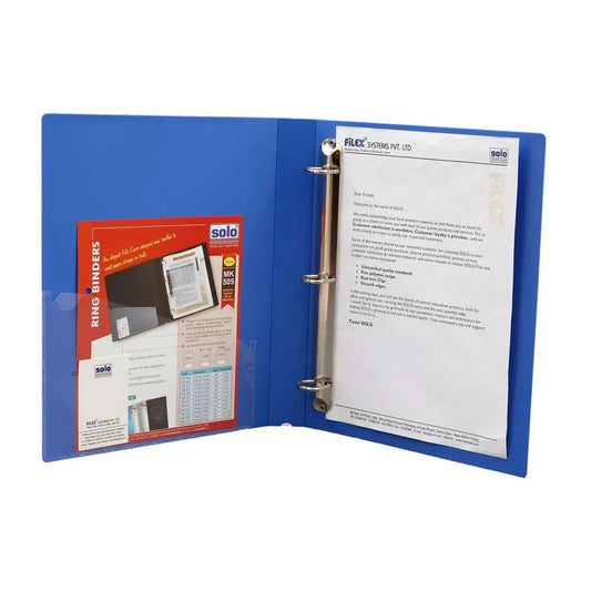 SOLO 3D RING BINDER RB403 A4 (Pack of 6)