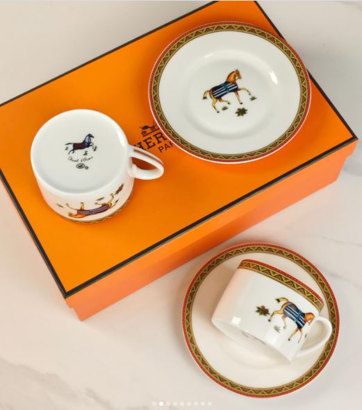 Luxury Ceramic Tea Cup & Saucer Set – Premium Gift Box Edition KV0307-T75