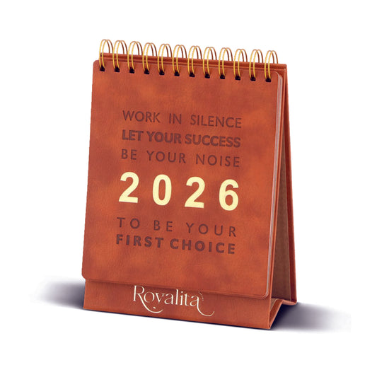 Monuments Premium Leather Table Calendar