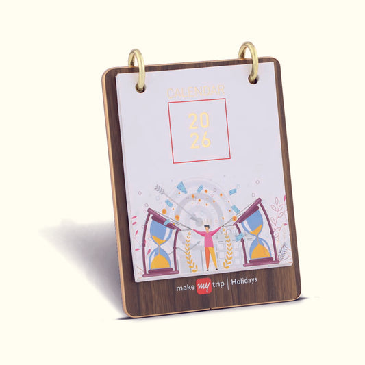 Wooden Table Calendar